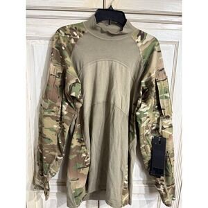 Massif Army Combat Shirt ACS FR Multicam Top XL OCP Flame Resistant Camo LS NWT